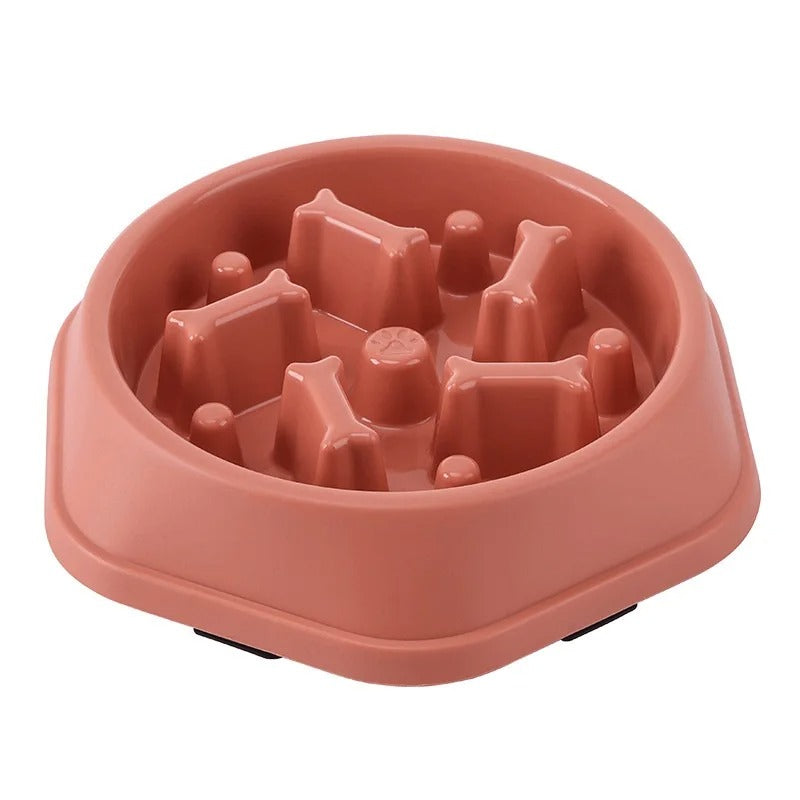 Non-Slip Slow Feeder Bowl for Dogs & Cats