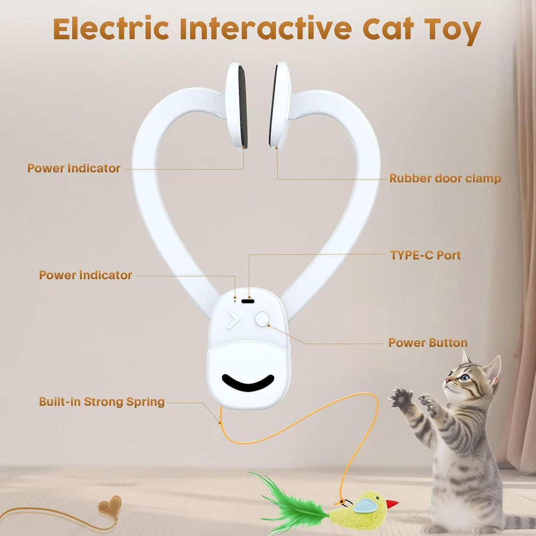 Hanging Flying Bird Cat Toy – Rechargeable