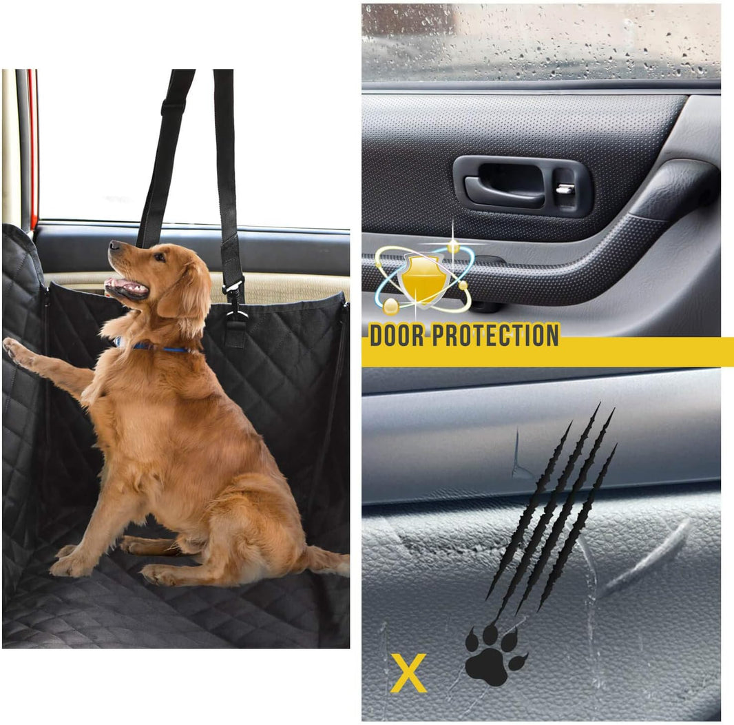 Waterproof Dog Car Hammock with Mesh Window