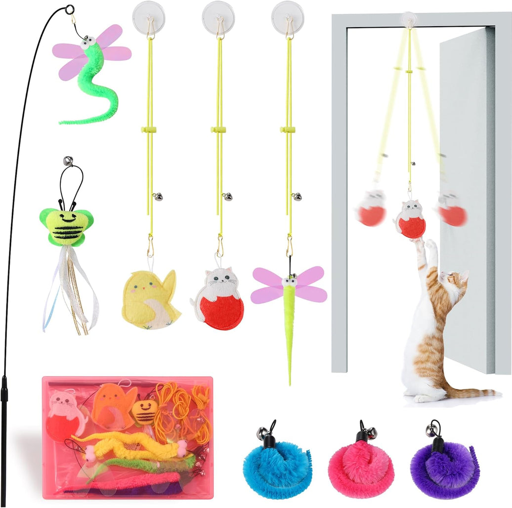 Cat Feather Wand Set (12 pcs)