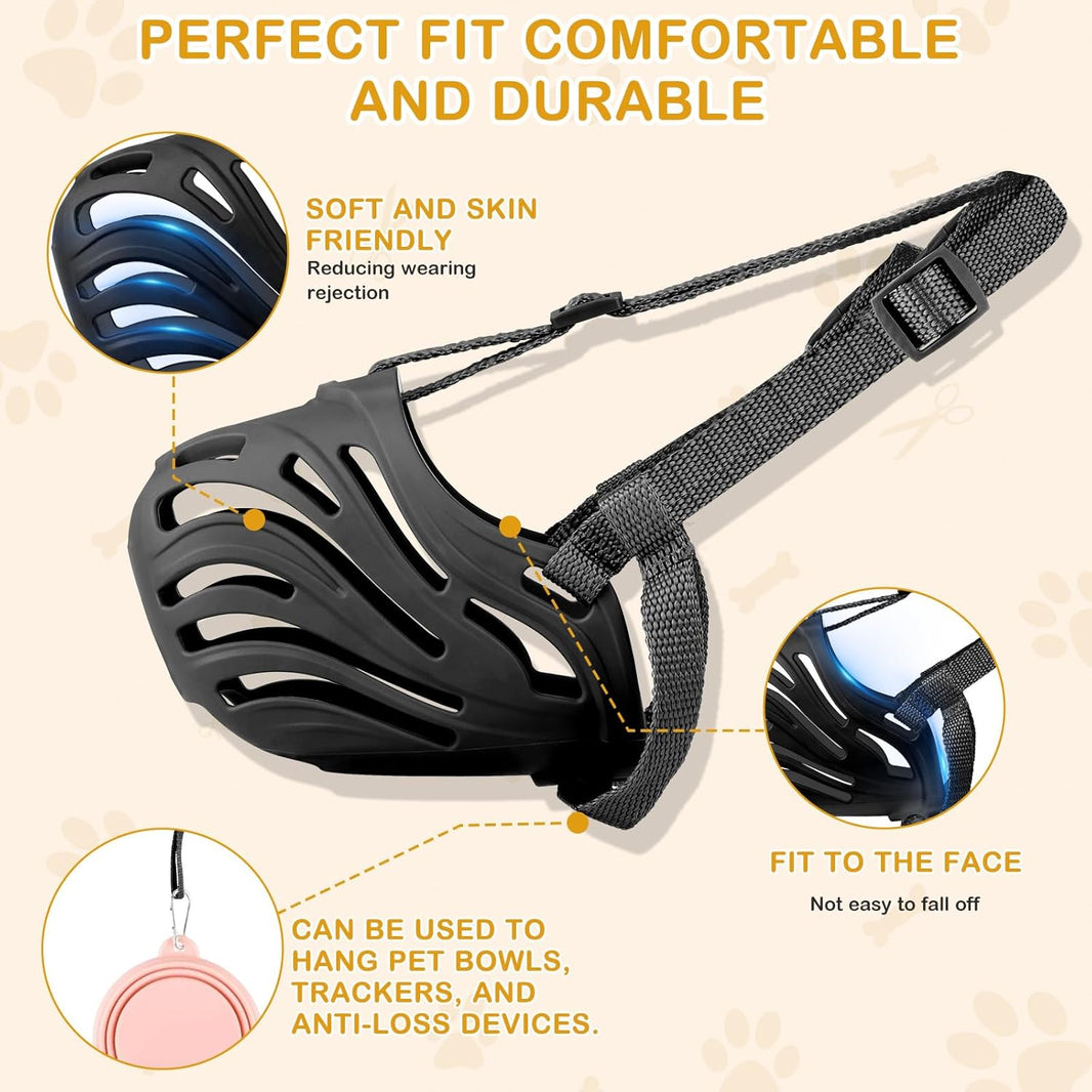 Soft Basket Dog Muzzle