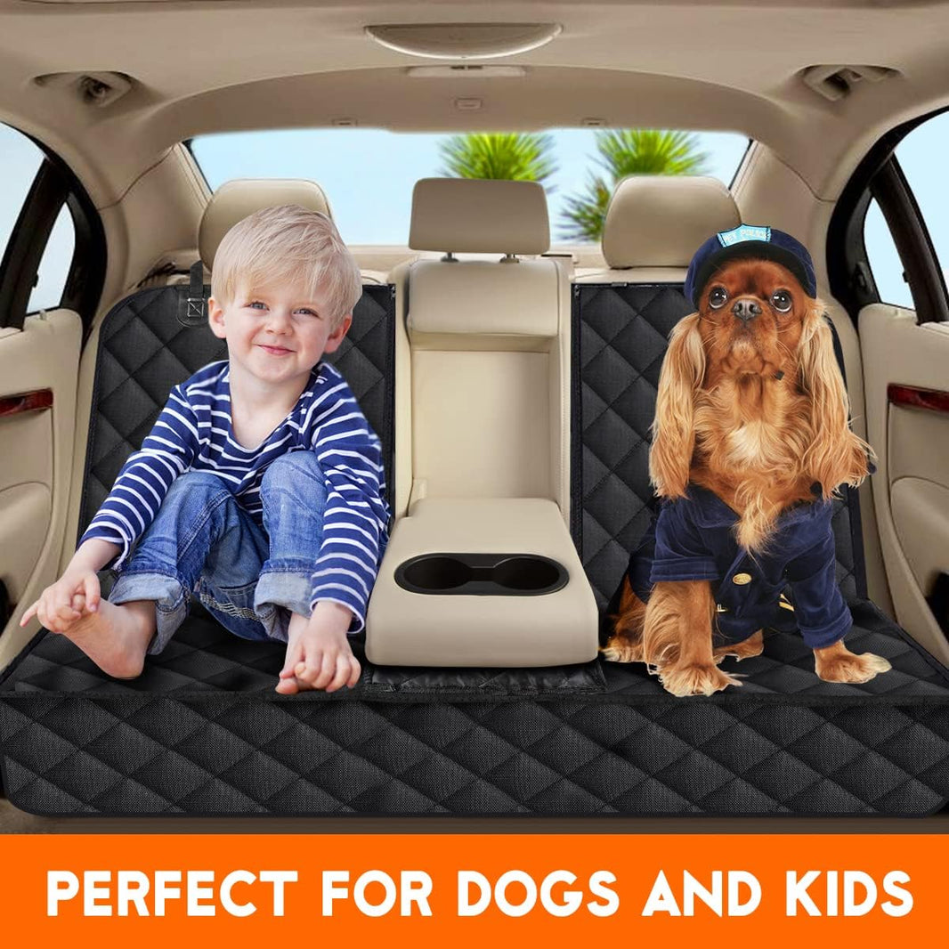 Waterproof Dog Back Seat Cover (Black)