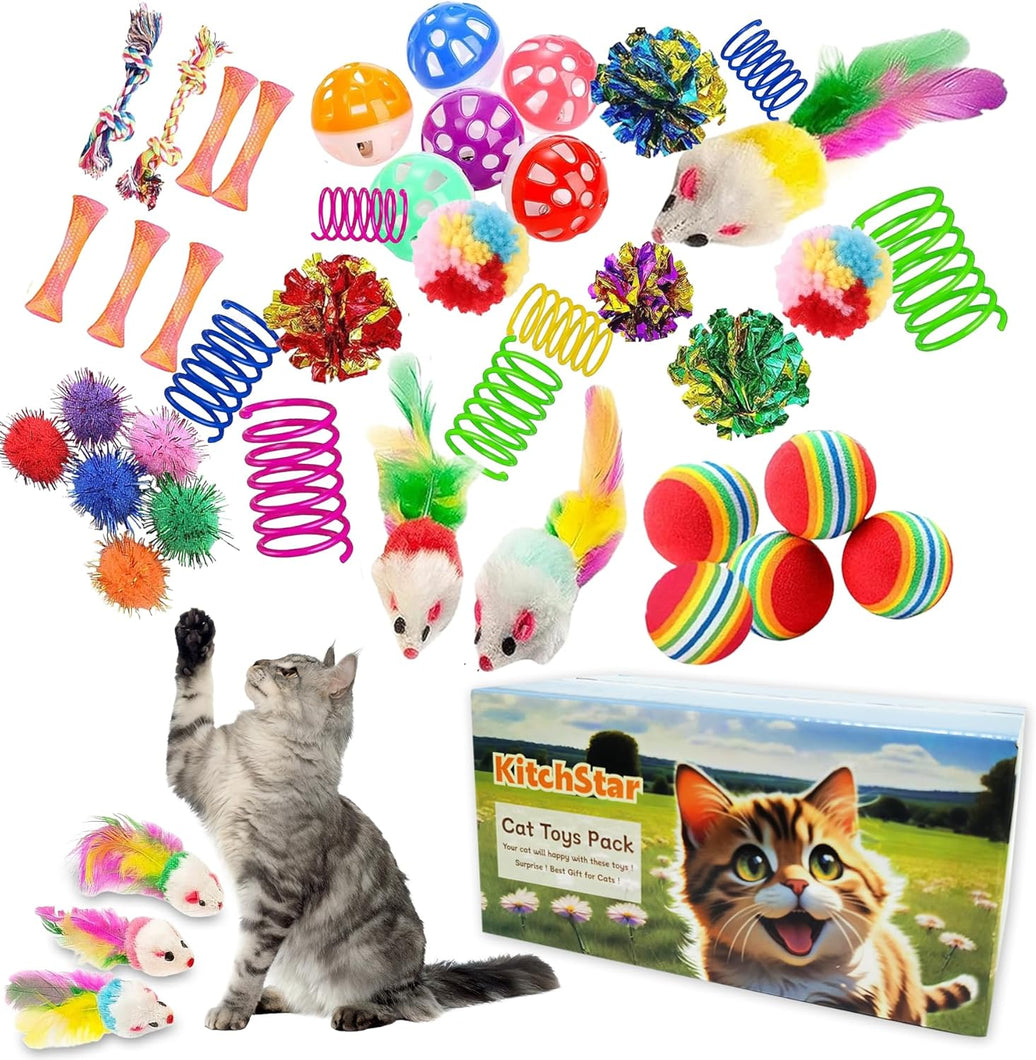 Cat & Kitten Toy Variety Pack (46 pcs)