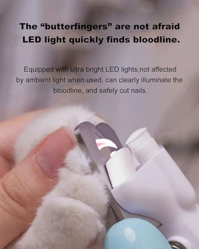 LED Safety Pet Nail Clipper for Dogs & Cats