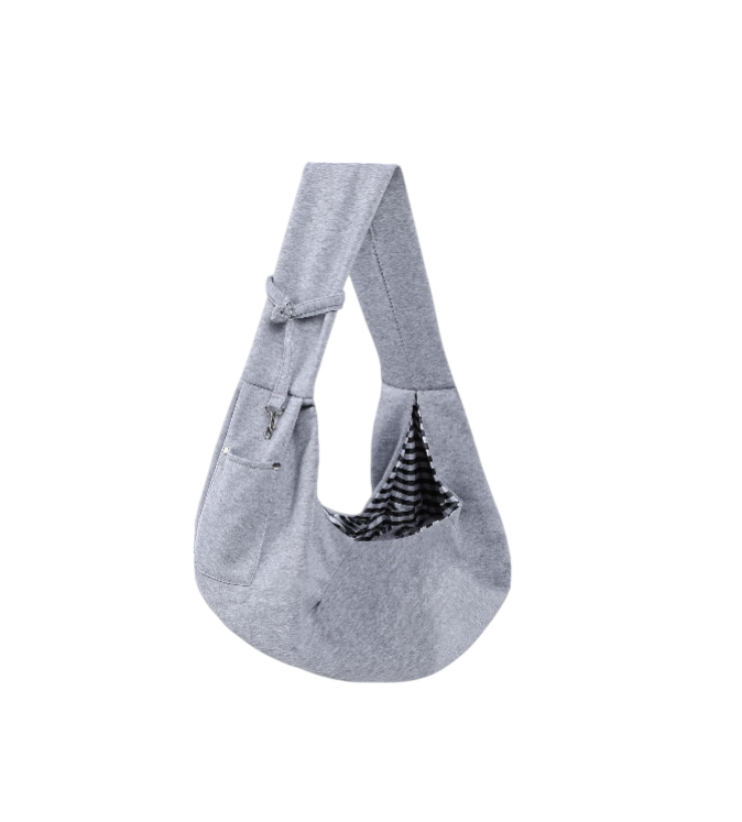 Reversible Dog Sling Carrier with Pocket