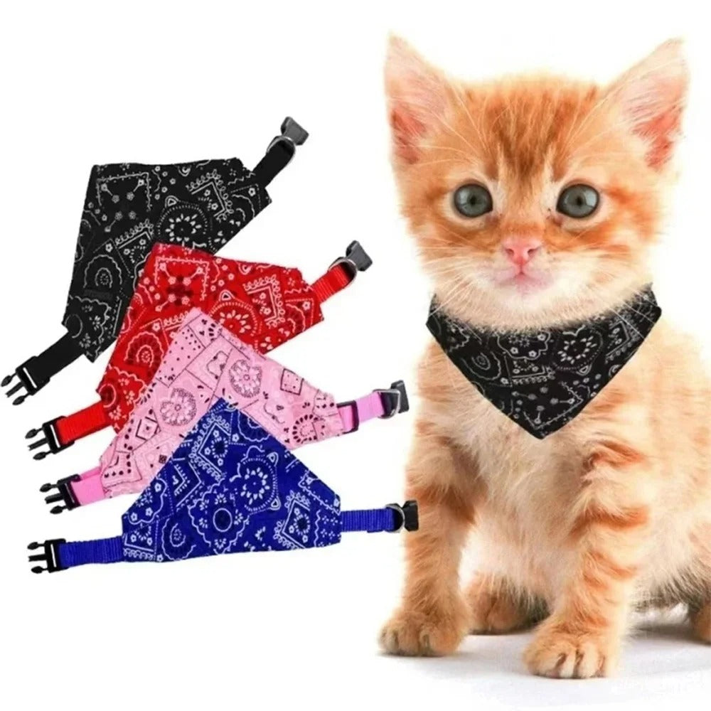 Adjustable Bandana Bib for Cats & Dogs