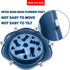 Slow Feeder Dog Bowl Non Slip Cat Dog Slower Food Feeding Dishes Pet Slow Eat Dishes Puzzle Bowl Pet Supplies