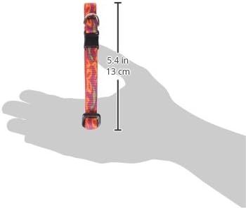 LupinePet Originals 1/2" Go Go Gecko Cat Safety Collar , 8-12"