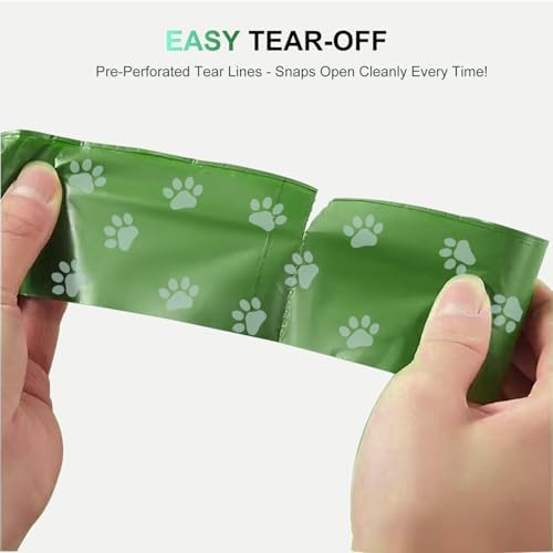 120Pcs Thick Dog Poop Bags Rolls, Leak-Proof Poop Bags for Dog and Cats Litter, 9x13 Inch Scented Pet Waste Bag for Small - Large Dogs Walking, Fits Most Doggie Bag Holder for Leash