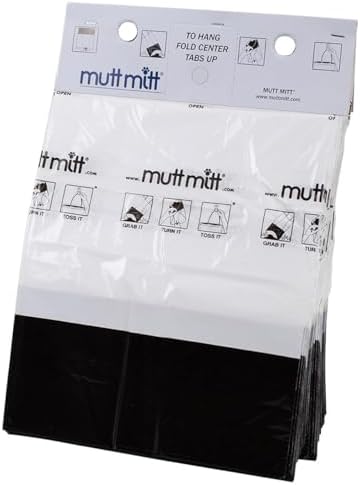 2-Ply dog waste pick-up bags Dispense-A-Mitt™ - 200 Dog Waste Bags in a wall mountable box.