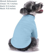 Dog Sweater, 3 Pack Dog Sweaters for Small Dogs Girl Boy, Ultra Soft Warm Puppy Clothes Dog Coat for Winter (Gray+Azure+Navy, Small)