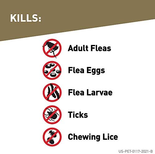 Gold Flea & Tick Treatment for X-Large Dogs Up to 89 to 132 lbs., Pack of 3