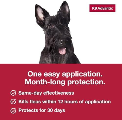 Flea, Tick & Mosquito Prevention for Dogs 11-20 lbs. | Flea Drops for Medium Dogs | Apply Monthly | 2 Treatments