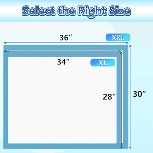 XXL Dog Pee Pads (30" x 36", 30 ct)