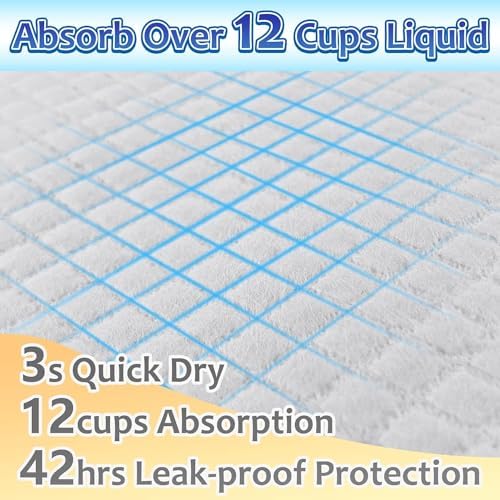 Dog Pee Pads Extra Large 30"x36", 30 Count Super Absorbent Pee Pads for Dogs, Disposable Urine Bed Pads for Doggie, Thicken XXL Puppy Pads, Piddle Pads X-Large for Indoor, Outdoor Use