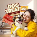 Chicken Jerky Dog Treats, Real Chicken Strips Dog Training Treats Soft Rawhide-Free Chews Healthy Snacks for Small Medium Large Breed 10.58oz