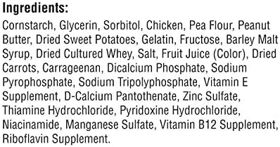 Churro-Style Mini Sticks 28 Count, Made with Real Peanut Butter, Rawhide-Free Chews for Dogs, 7.90 Ounce (Pack of 1)