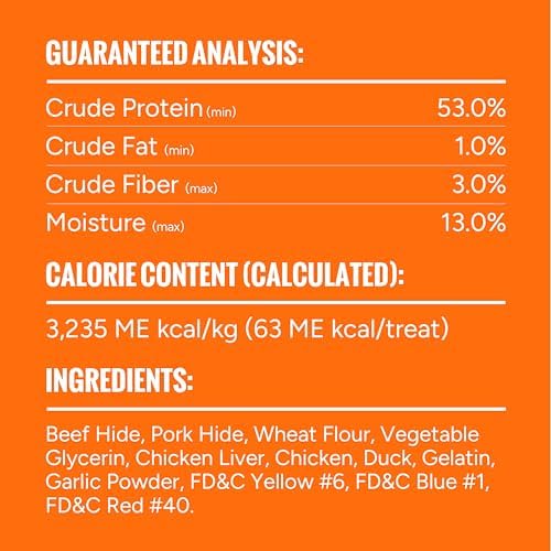 Triple Flavor Blasts, 4 Oz, Rawhide Chew for All Dogs