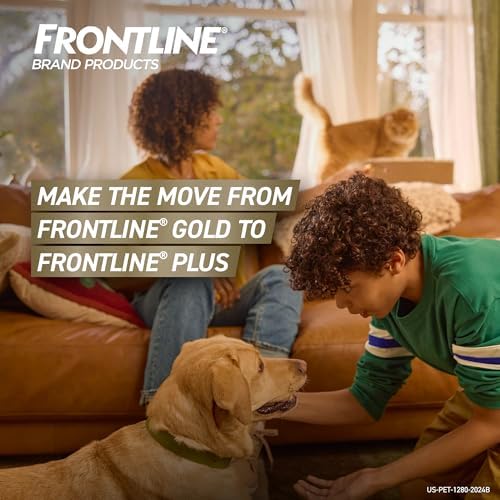 Gold Flea & Tick Treatment for X-Large Dogs Up to 89 to 132 lbs., Pack of 3