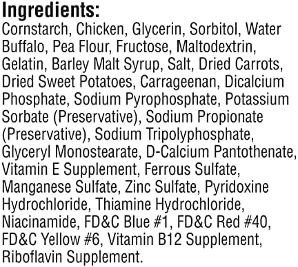 Twists Wrapped with Chicken Made with Real Water Buffalo, 30 Count, Rawhide-Free Chews for Dogs, 7.40 Ounce (Pack of 1)