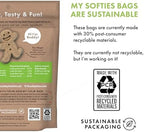 Softies 6 oz. Bag, Soft & Chewy, Natural Roasted Chicken Flavor Dog Treats, Oven Baked in The USA