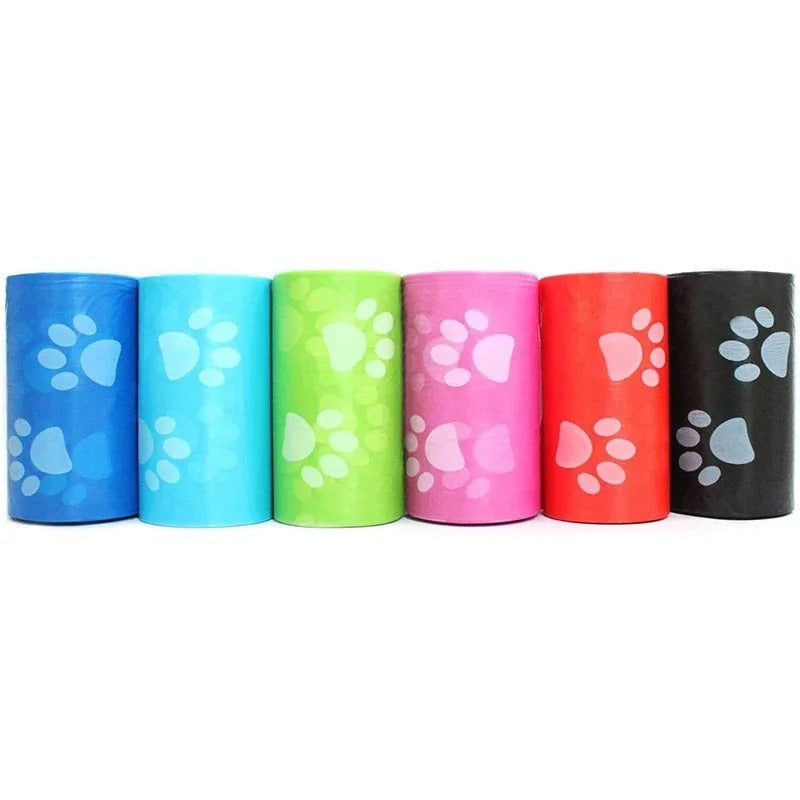 Dog Poop Bag Outdoor Cleaning Poop Bag Outdoor Clean Pets Supplies for Dog  Refill Garbage Bag Pet Supplies (5 rolls - 75 bags)