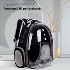 Animal Carrier Backpacks,Transparent Space Capsule Bubble Pet Backpack Bag for Small Dogs Cats Airline Approved Travel Carrier