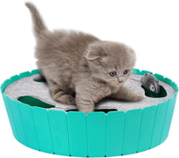 Interactive Cat Track Toy with Running Mouse