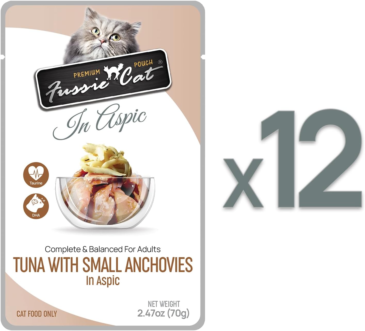 cat Premium Tuna w/Small Anchovies 12 Count(Pack of 1)