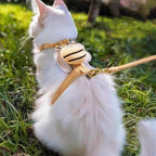 Cat Harness and Leash Set, Cat Harness Escape Proof, Rabbit Harness and Leash Set, Costumes for Cats and Bunny