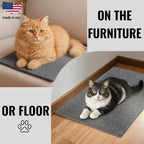 Wall Cat Scratcher & Corner Cat Scratcher – Indoor Scratching Post for Cats – Carpet Scratching Pad – Corner Scratchers for Indoor Cats – Wall Mounted Cat Mat