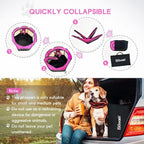 Pet Cat Playpen for Indoor Cats Enclosed, Portable Foldable Dog Playpen Outdoor Tent Crate Cage with Zipper Top Cover Door for Kitten Puppy Outside Rv Car Camper