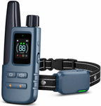 Shock Collar for Dogs - 4200ft Dog Training Collar with Remote, Rechargeable Electric Ecollar for Small Medium Large Dogs with Beep, Vibration, Safe Shock Modes (Light Blue)