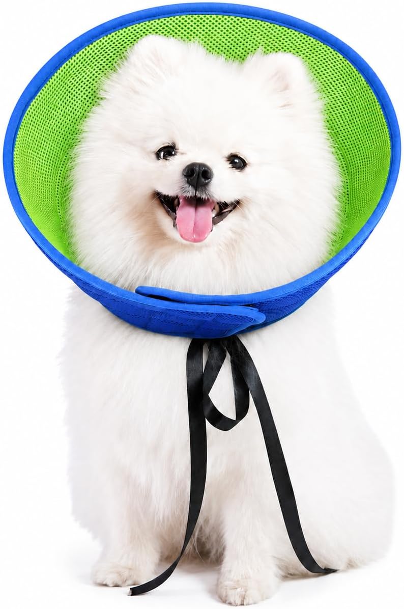 Soft Dog Cone Collar to Stop Licking After Surgery, Comfy Dog Cone Alternative for Large Medium Small Dogs/Cats, Adjustable Washable E-Collar for Spay Neuter Recovery and Neck Protection