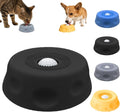 Dog Lick Bowl with Ball,Lick Ball Bowl for Dogs,Dog Licking Bowl with Rolling Ball,Slow Feeder Ball Bowl to Slow Pet Eating,Rolling Ball Dog Bowl Give Pet More Time to Enjoy Eating. (Black) 1 pc