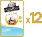 cat Premium Ocean Fish in Gravy, 2.4 Oz (Pack of 12)