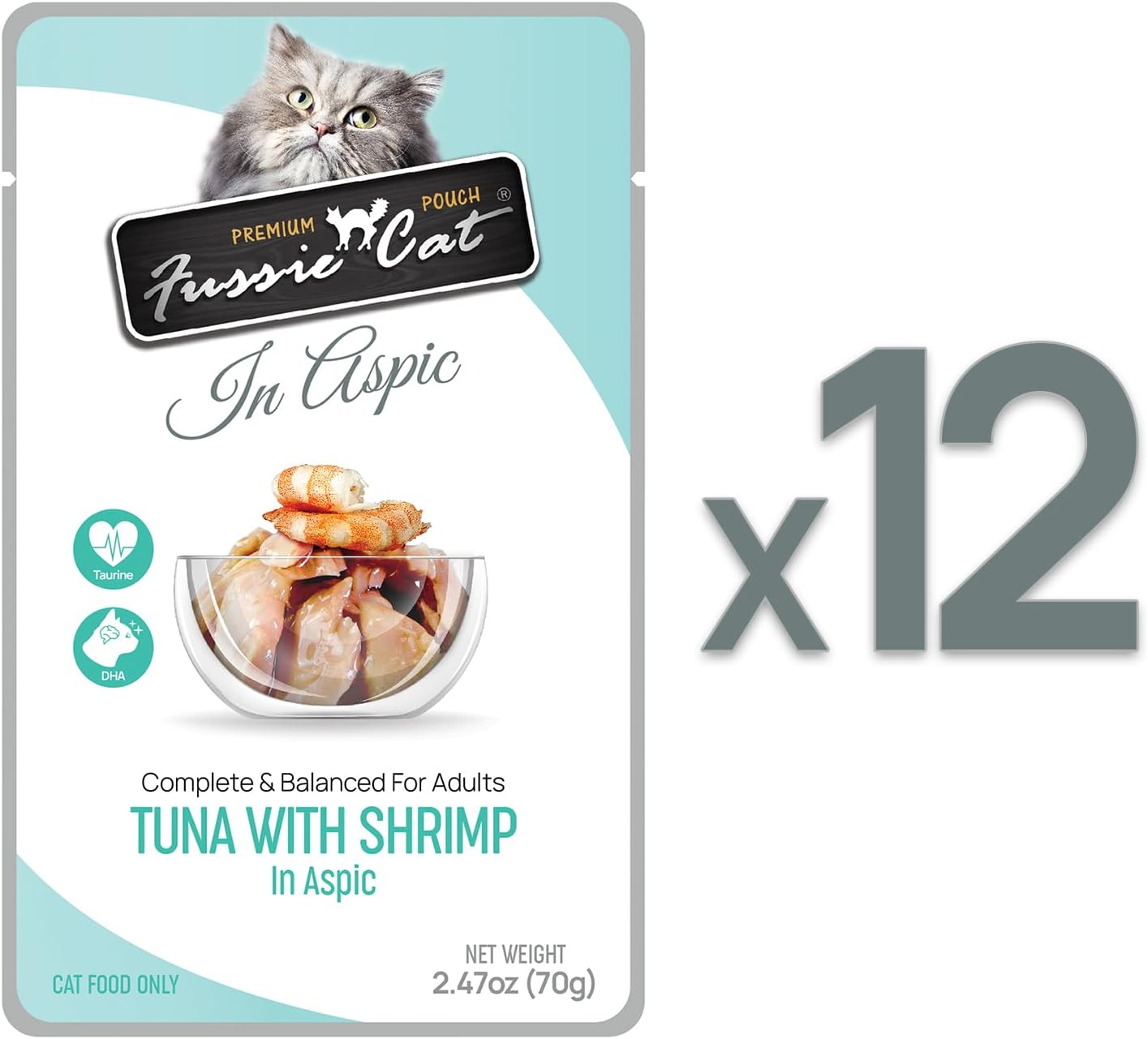 cat Premium Tuna w/Shrimp in Aspic, 2.47 Ounce (Pack of 12)