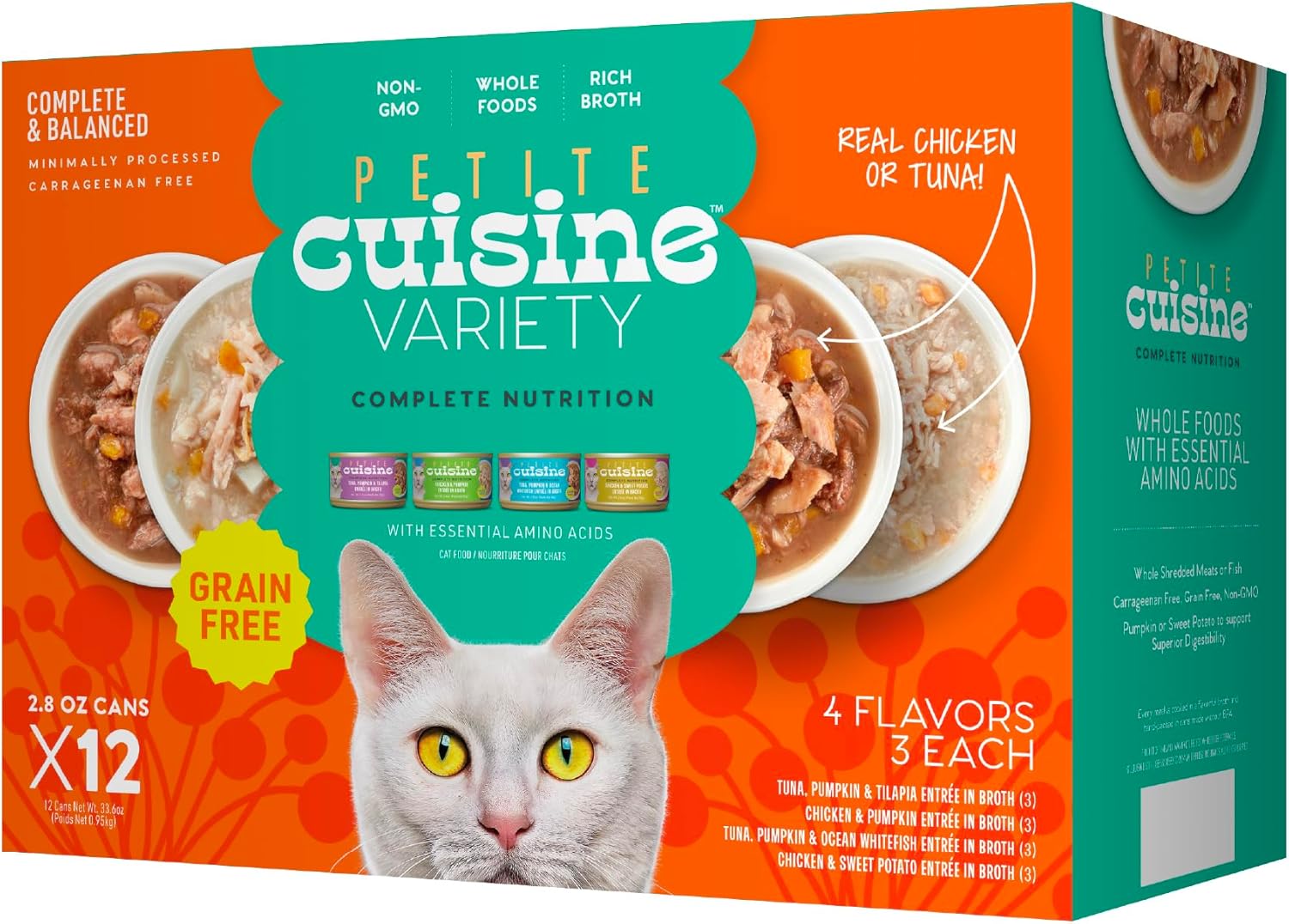 Whole Foods Wet Cat Food, Variety Pack, 2.8 oz. Can (12 Count)