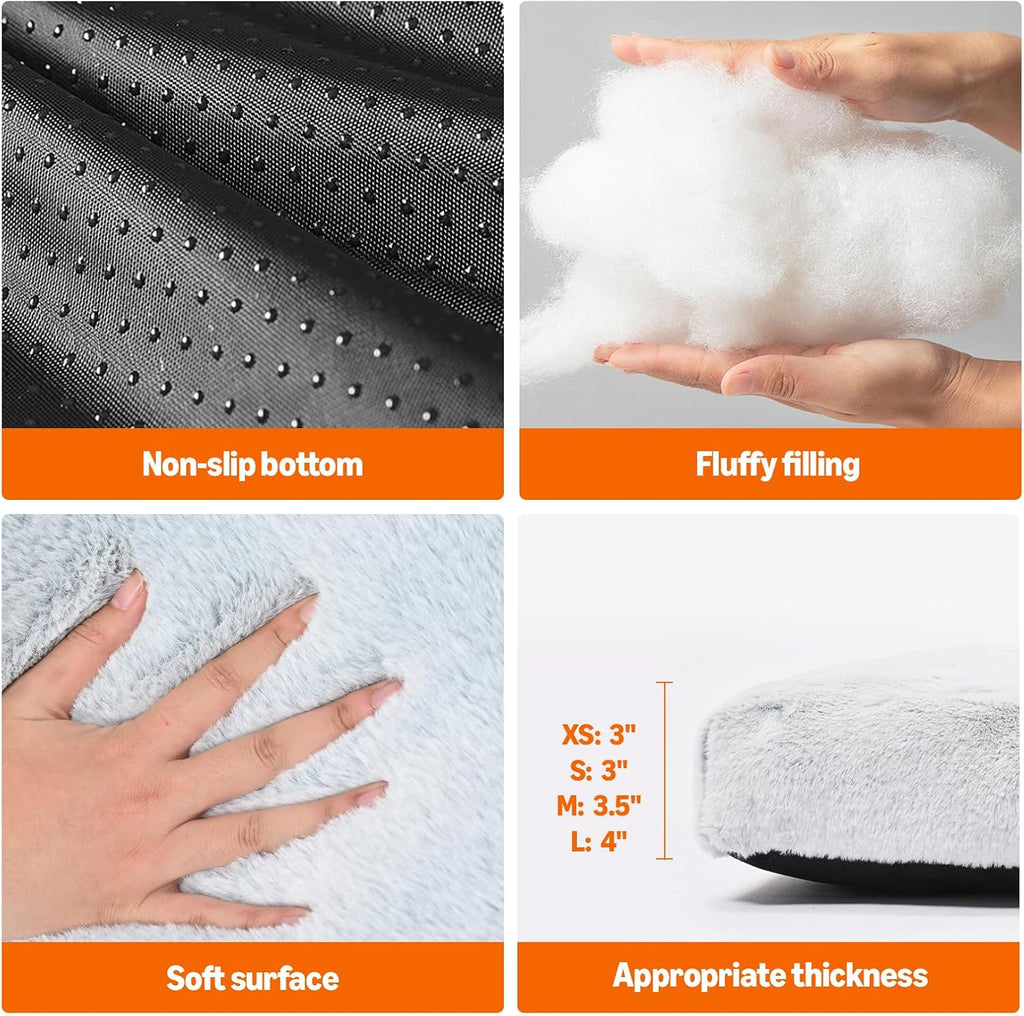 Extra Small Dog Bed for Crate, Washable Small Dog Mat for Pet Kennel, Anti-Slip