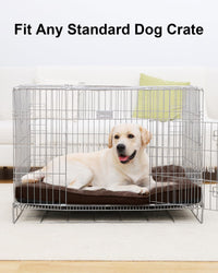 Washable Dog Crate Pad (Brown)