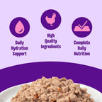Complete Health Pate Adult Wet Cat Food, Natural, Protein-Rich, Grain Free, 3 Ounce, 24 Pack, (Chicken)
