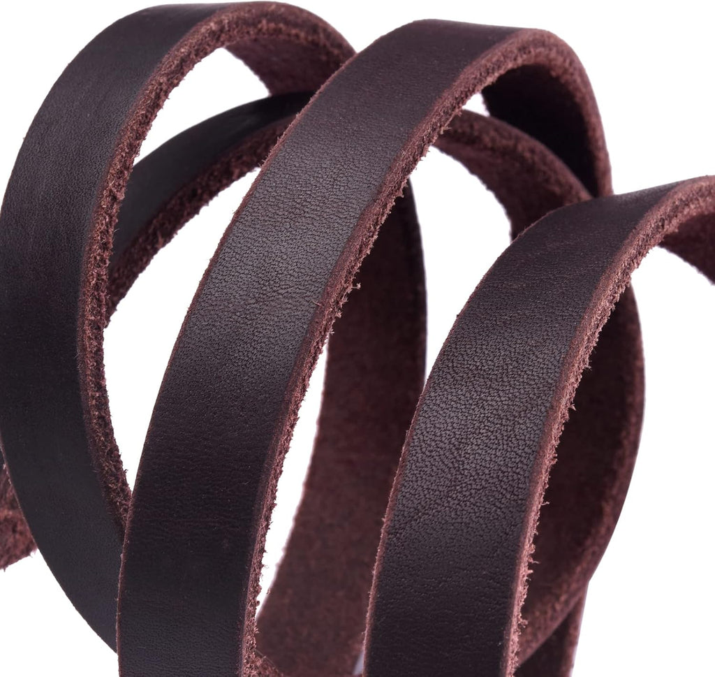 Genuine Leather Dog Leash - Heavy Duty Dog Training Leashes for Large Breed Dogs and Medium Dogs - 4FT / 5FT / 6FT Long with Color Black and Brown