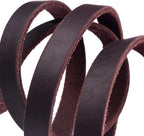 Genuine Leather Dog Leash - Heavy Duty Dog Training Leashes for Large Breed Dogs and Medium Dogs - 4FT / 5FT / 6FT Long with Color Black and Brown