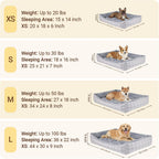 Dog Beds for Small Medium Dogs & Cats, Orthopedic Sleeping Pet Bed for Couch with Durable Puppy Cuddler and Anti-Slip Bottom Machine Washable(gray)