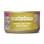 Whole Foods Wet Cat Food, Chicken & Sweet Potato Entree in Broth, 2.8 oz. Can (24 Count)