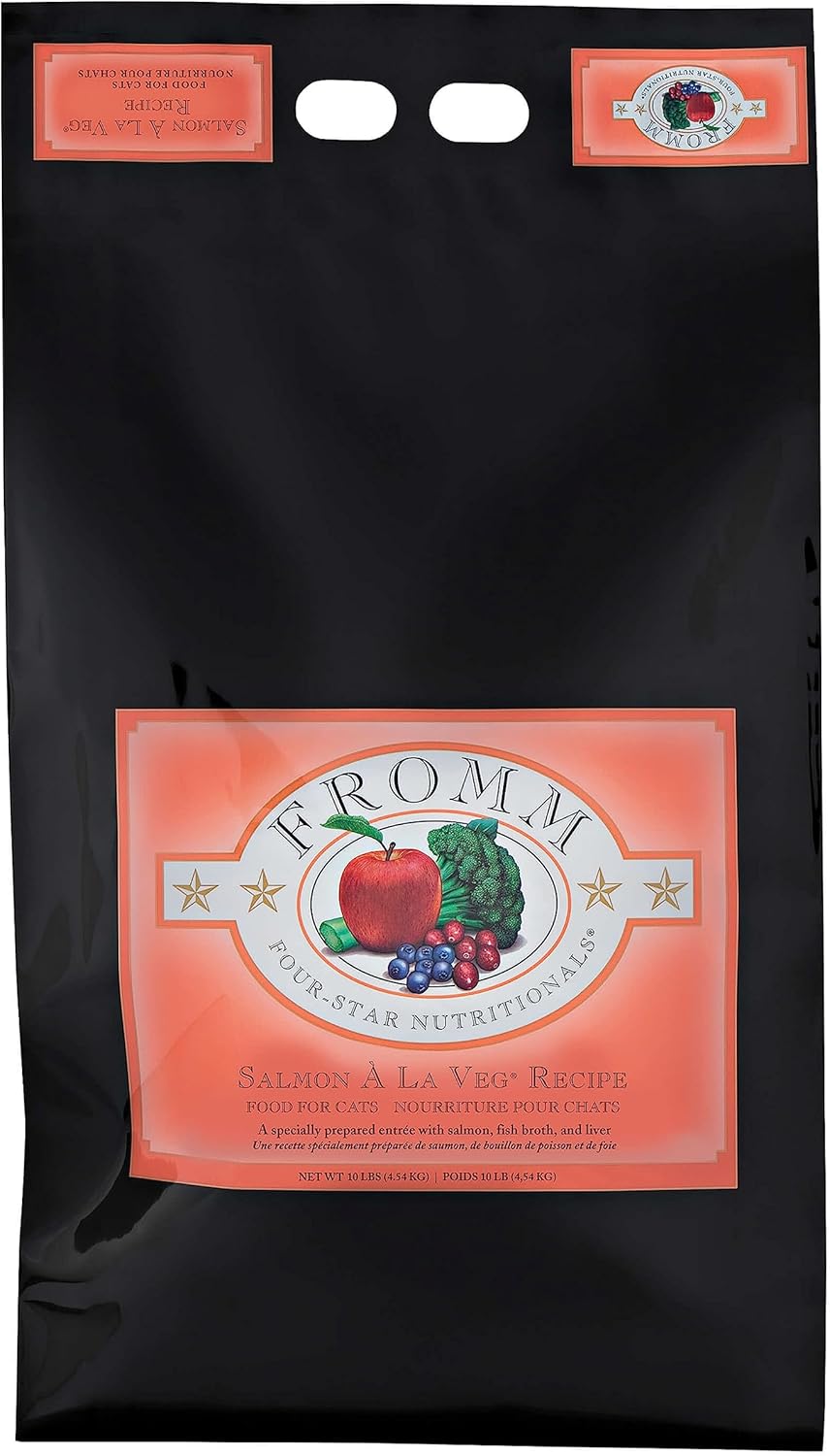 Nutritionals Salmon A La Veg Cat Food - Premium Dry Cat Food - Salmon Recipe - 4 lb