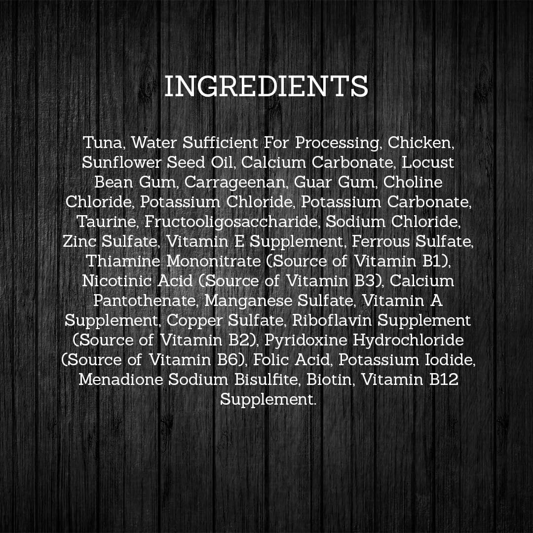 Premium Tuna with Chicken in Aspic Grain-Free Wet Cat Food - 2.82oz Cans - Case of 24 Cans (Tuna with Chicken in Aspic)