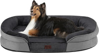 Gel Memory Foam Orthopedic Dog Sofa (Gray)
