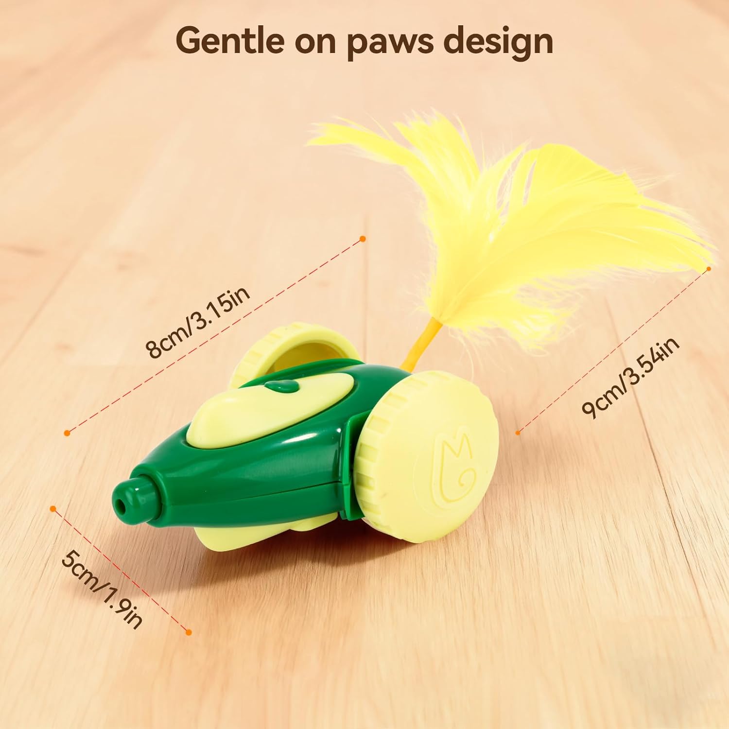 cat Toy, Automatic Interactive Migicar Toy Like a Mouse, Intelligent Programme, Rechargeable Kitten Toy