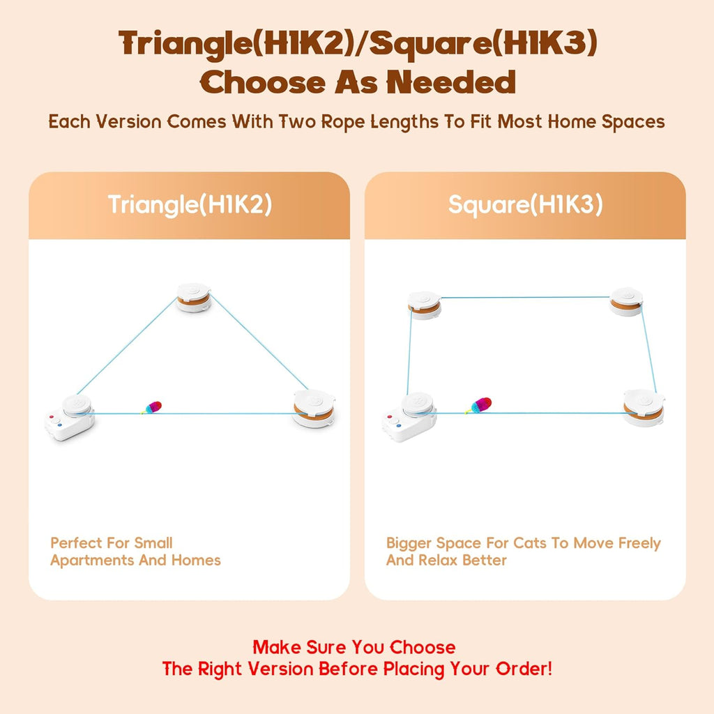 Interactive Cat Toy for Indoor Cats – Automatic Moving & Enrichment Toy for Indoor Cats/Kitten, Auto/Manual Control Cat Treadmill for Exercise & Mental Stimulation, Stimulating Chase Toys